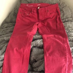 LOFT curvy skinny denim